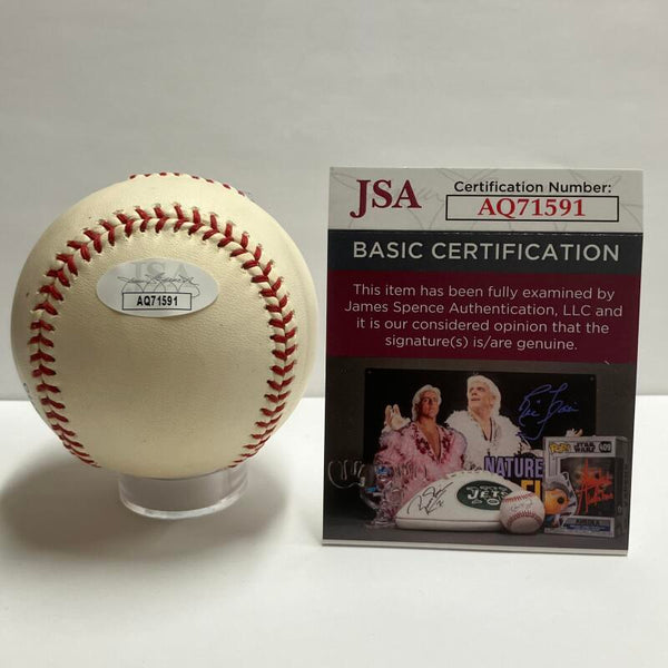 Hensley "Bam Bam" Meulens Single Signed Baseball. Auto JSA Image 3