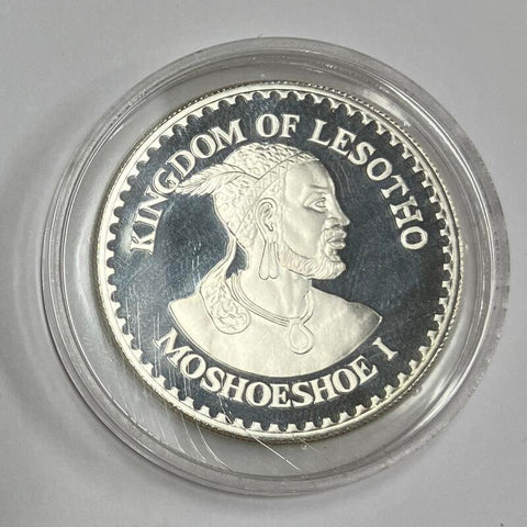 Kingdom of Lesotho, 10 Maloti. Gem Silver Proof Image 1