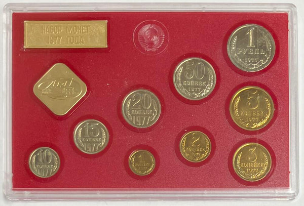 1977 Russia - USSR Proof Like Set. Image 2